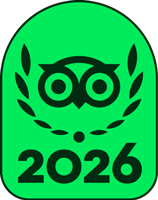 Tripadvisor Travelers' Choice 2026 badge