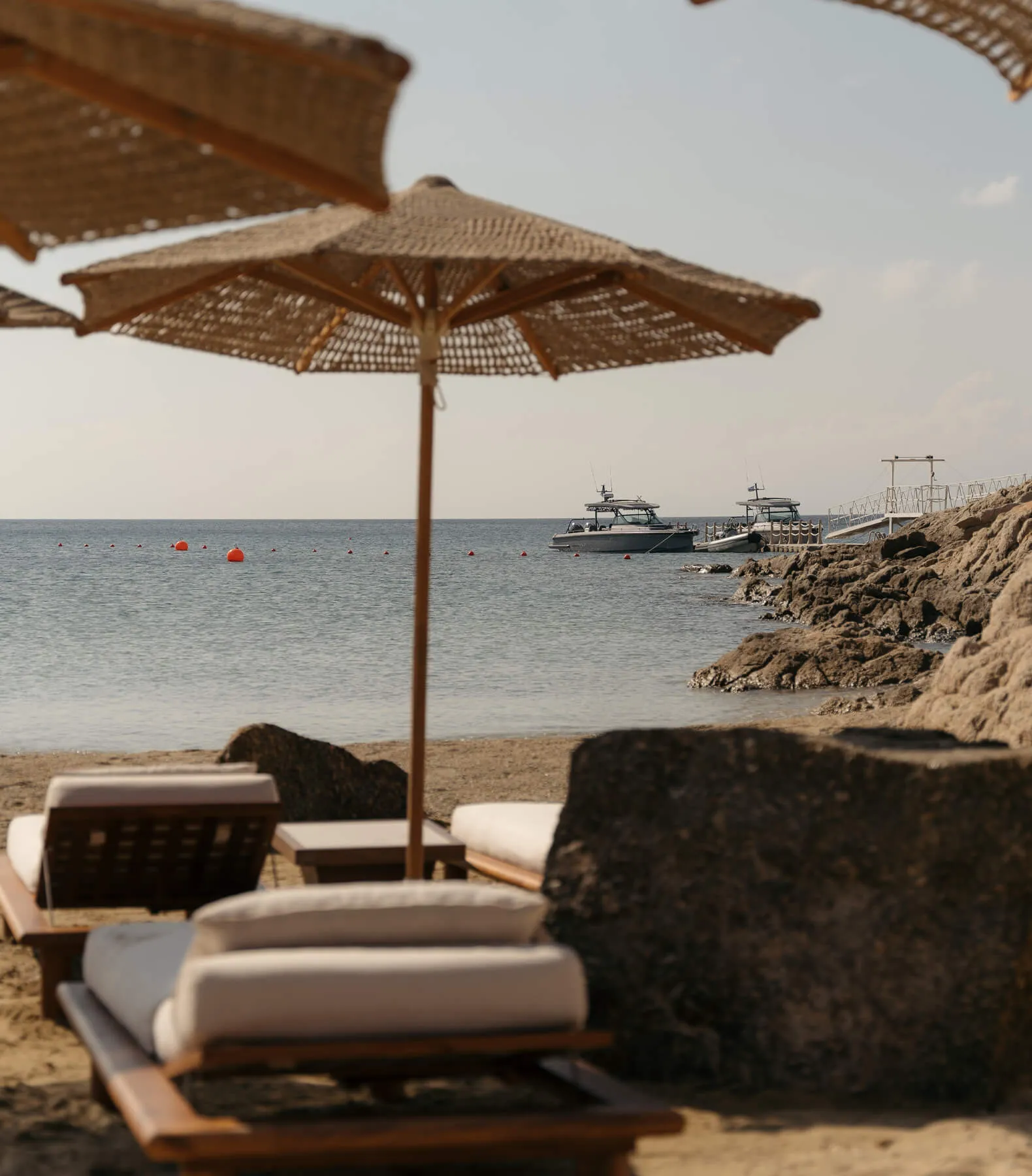 Cali Mykonos exclusive beach and dock